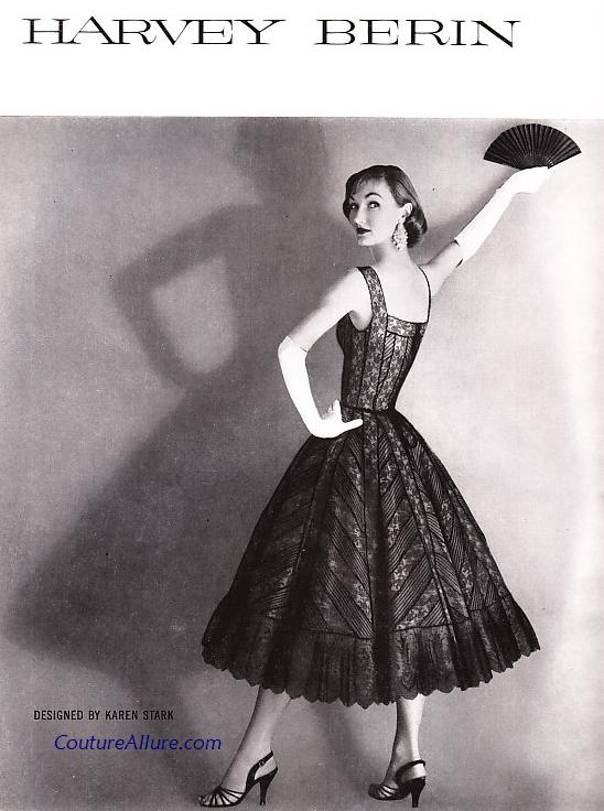 Couture Allure Vintage Fashion: Harvey Berin Dress - 1955