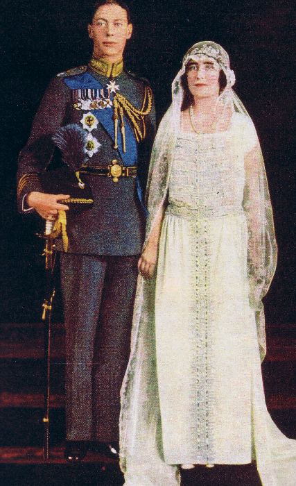 Lady Elizabeth Bowes-Lyon wedding dress