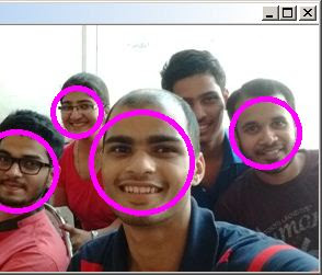 OpenCV C++ Haar Training Face Detection