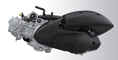 ENGINE 155CC WITH BLUE CORE + VVA Mesin 155cc yang dilengkapi dengan Blue Core dan VVA (Variable Valve Actuation) membuat performa tarikan mesin lebih bertenaga. Harga Kredit Motor Yamaha Nmax Terbaru 2018