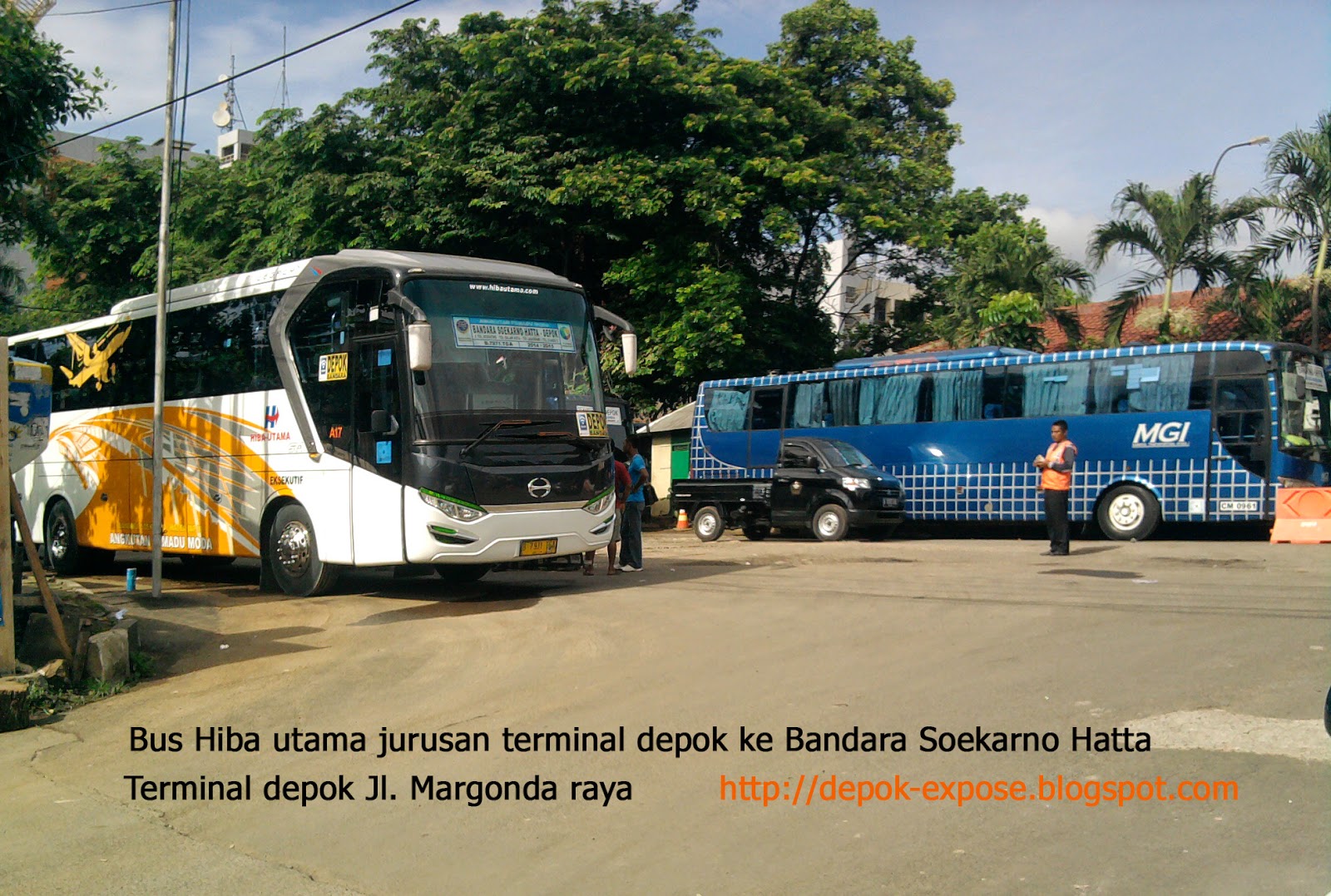 DEPOK EXPOSE Depok Ke Bandara Soekarno Hatta Dengan Bis Damri Dan