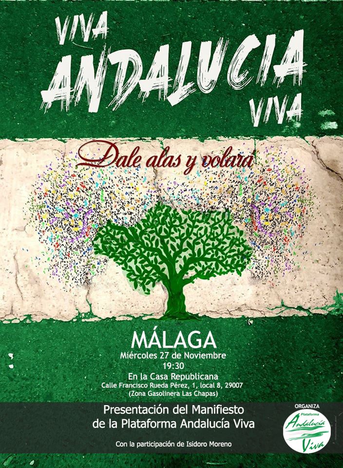 MÁLAGA: ACTO HACIA EL 1D EN CÓRDOBA: VIVA ANDALUCÍA VIVA.