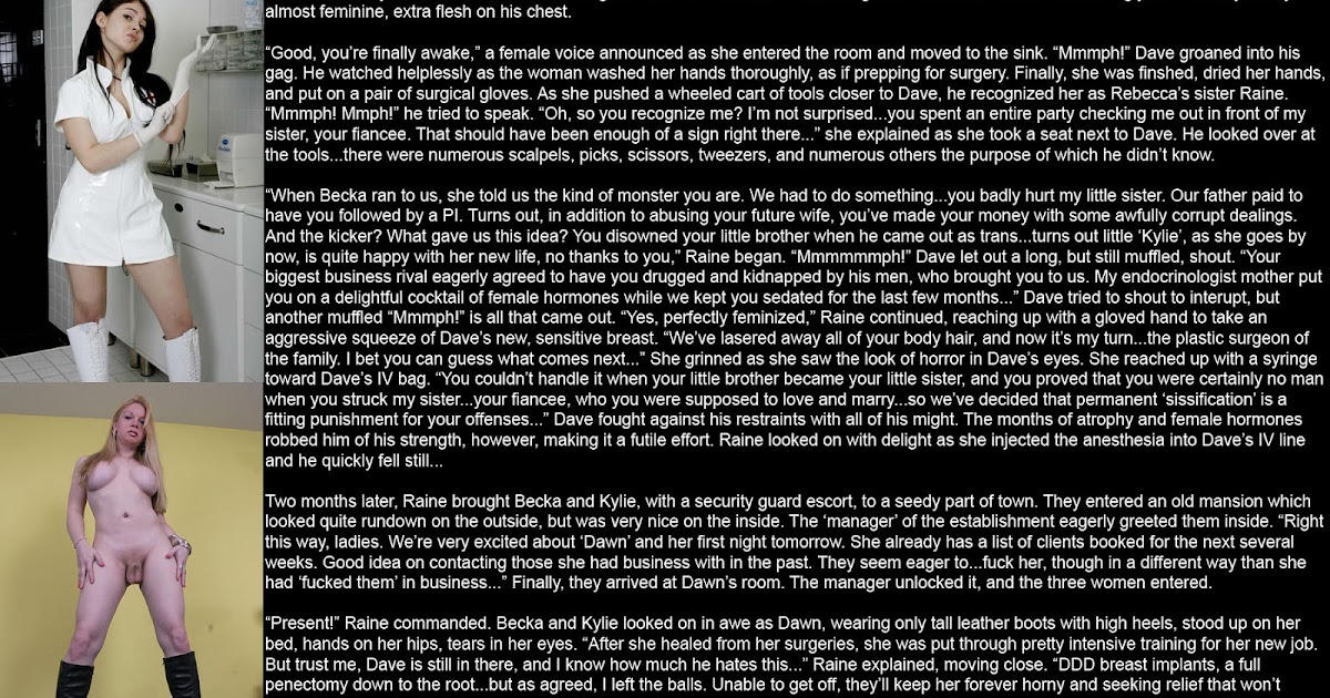 Erica's TG Swap Caps Sissy Week Surgery You're
