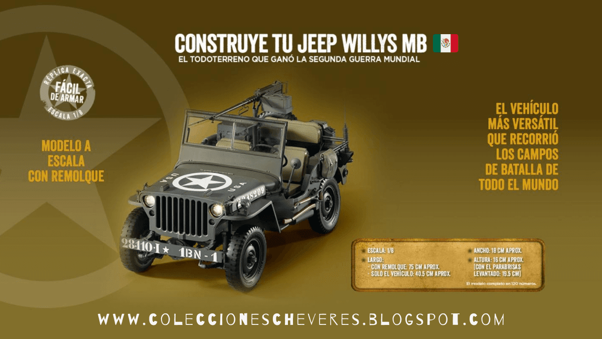 Construye tu Jeep Willys MB Salvat México