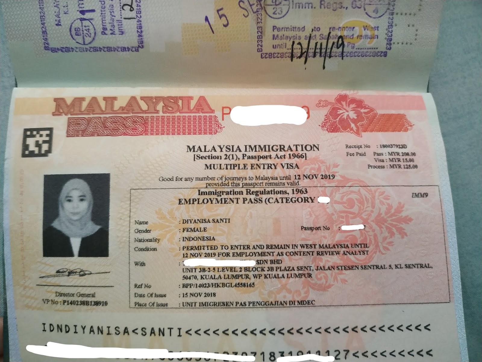 Виза в Малайзию. Энтри виза. Фото на визу в Малайзию. Виза в Малайзию для россиян.