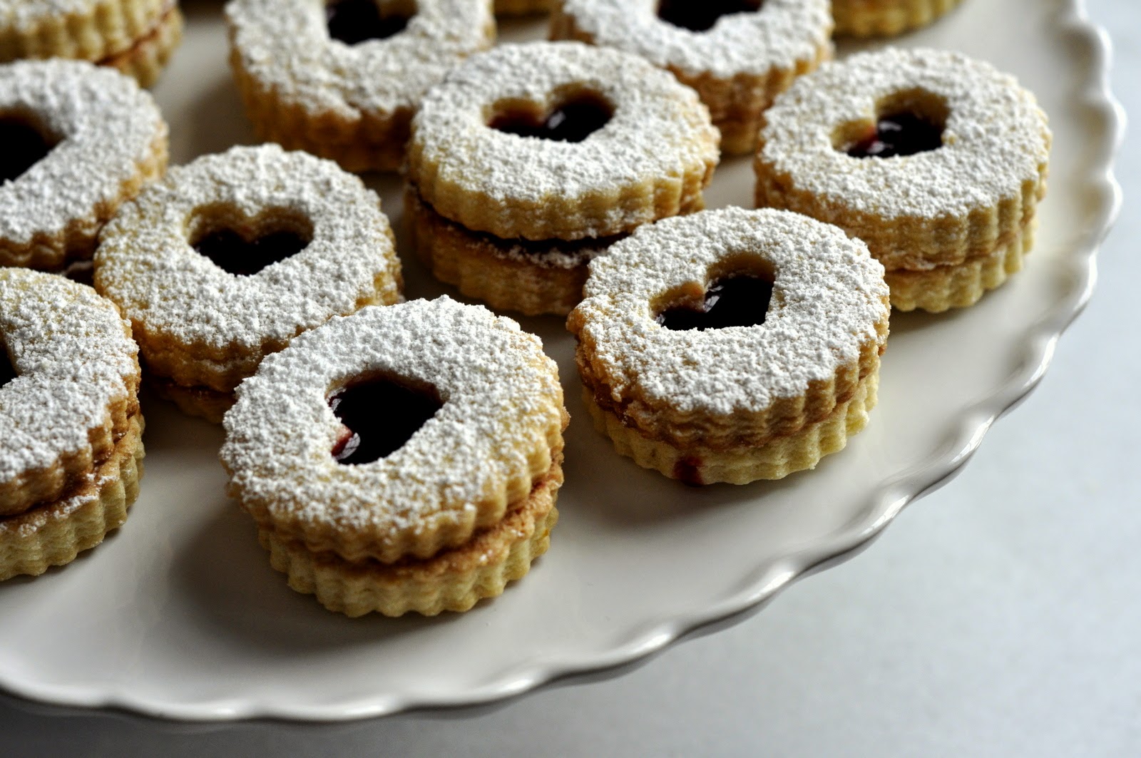 Valentine's Day Linzer Cookies | Taste As You Go