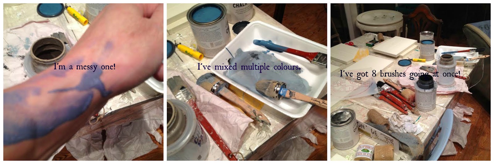 Painting leather with Chalk Paint™ decorative paint by Annie Sloan.