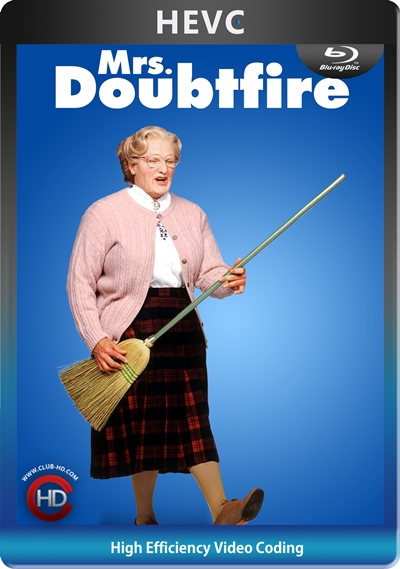 Mrs. Doubtfire (1993) 1080p BDRip Dual Latino-Inglés [HEVC-10bit] [Subt. Esp] (Comedia. Drama.)