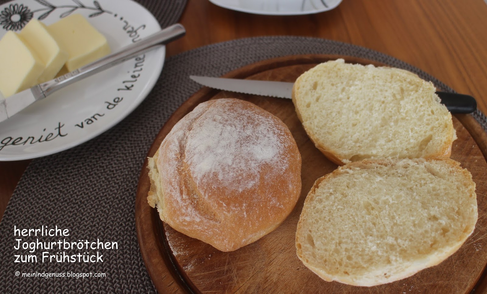 mein Land und Gartengenuss : Joghurt-Brötchen