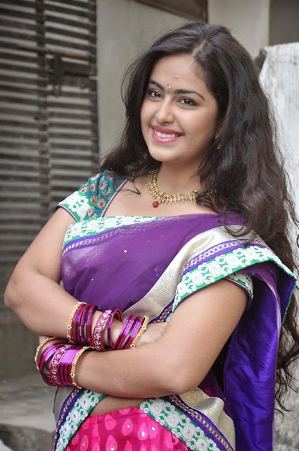 Telugu Actress Avika Gor Latest Stills In Half Saree 3