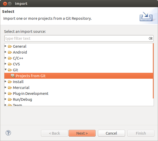 Le Journal de Code de A. Abou Importer un projet Git avec Eclipse