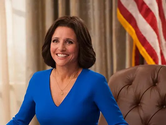 Julia Louis Dreyfus in Veep TV series