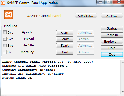 xampp 1.7.4
