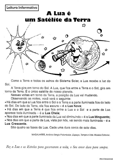 Atividades de Ciências: A Lua - Atividades Educativas
