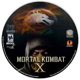 Mortal Kombat X Disk Label