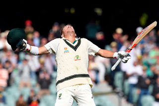 Australian opener batsman David Warner has scored his first triple century of his career Australian opener batsman David Warner has scored his first triple century of his career