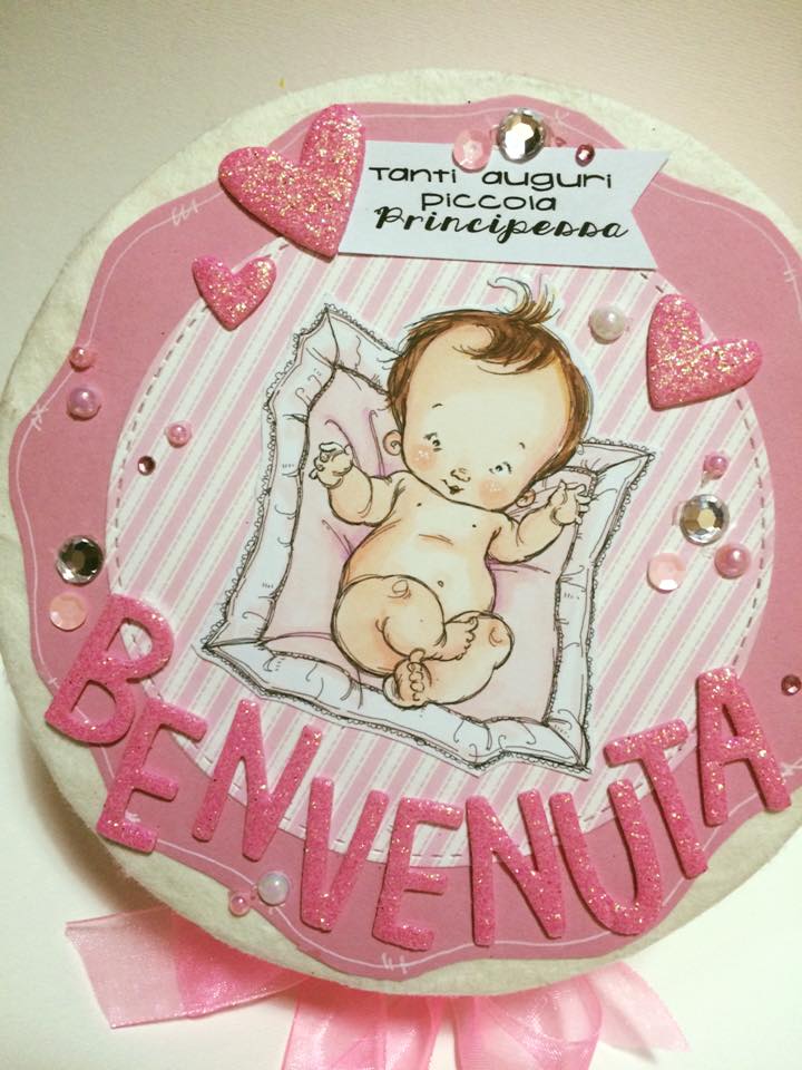 Scrap Stamping E Fantasia Benvenuta Piccola Principessa