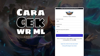 Cara Cek WR ML WinRate Mobile Legends