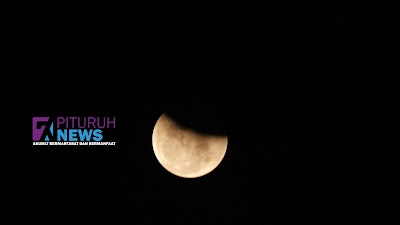 Ini Wujud Fase Puncak Gerhana Bulan Total Super Blood Moon!