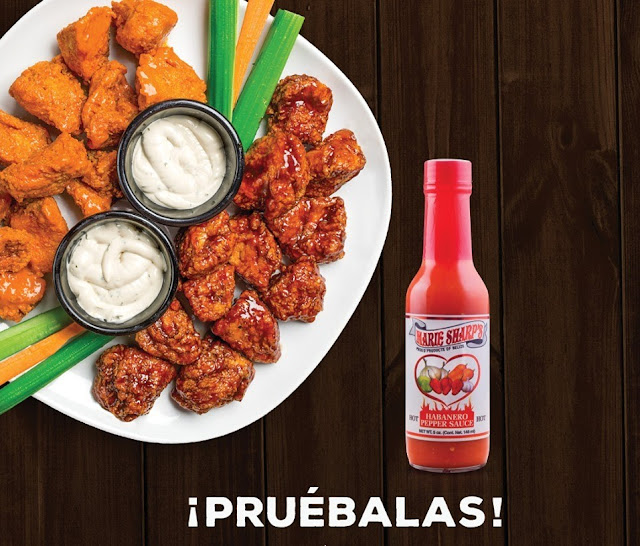 ¡Llegaron las salsas Marie Sharps a las alitas de Frisco Grill! EL