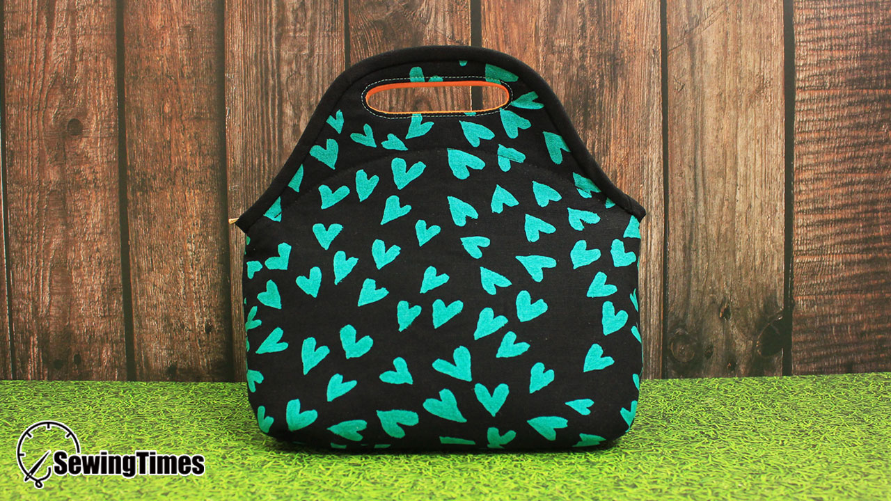 DIY ZIPPERED LUNCH BAG