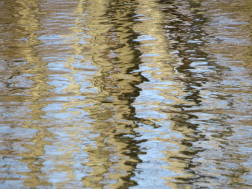 reflection pattern in water