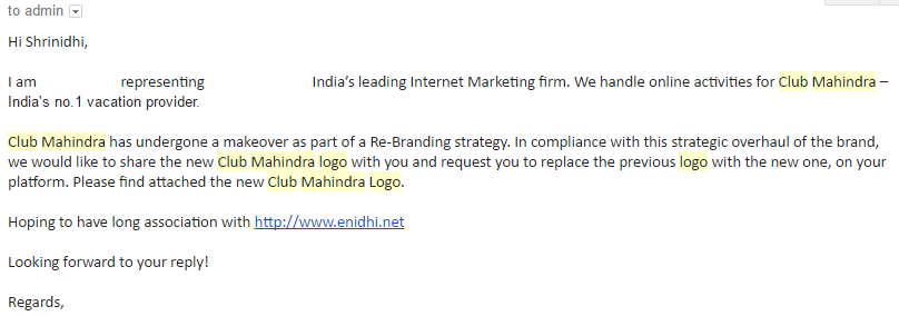 club mahindra s legal notice on my blog post enidhi india travel blog club mahindra s legal notice on my blog