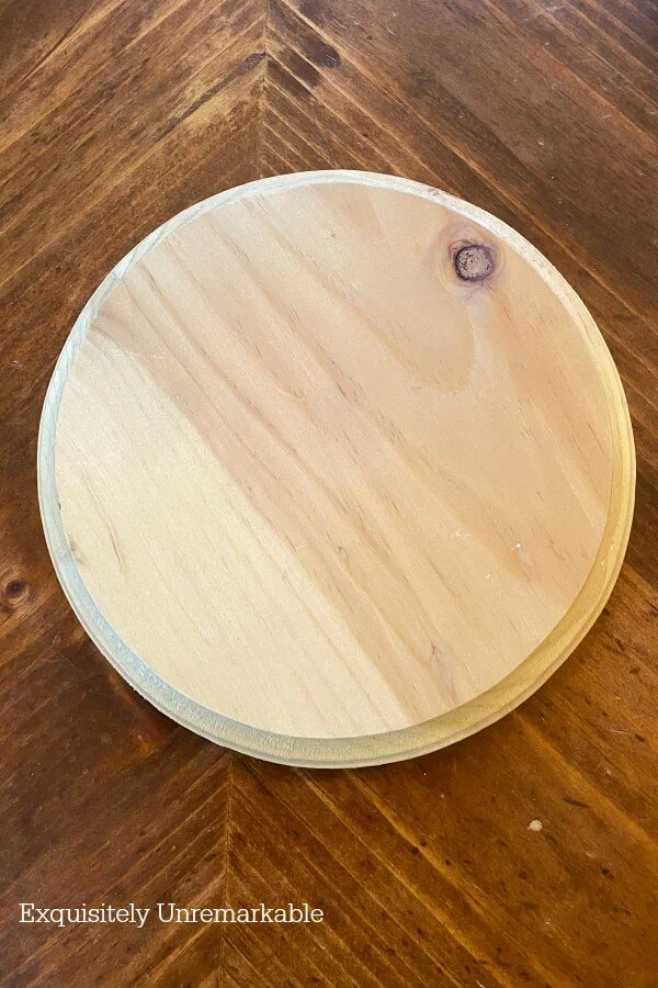 Unfinished Wooden Round