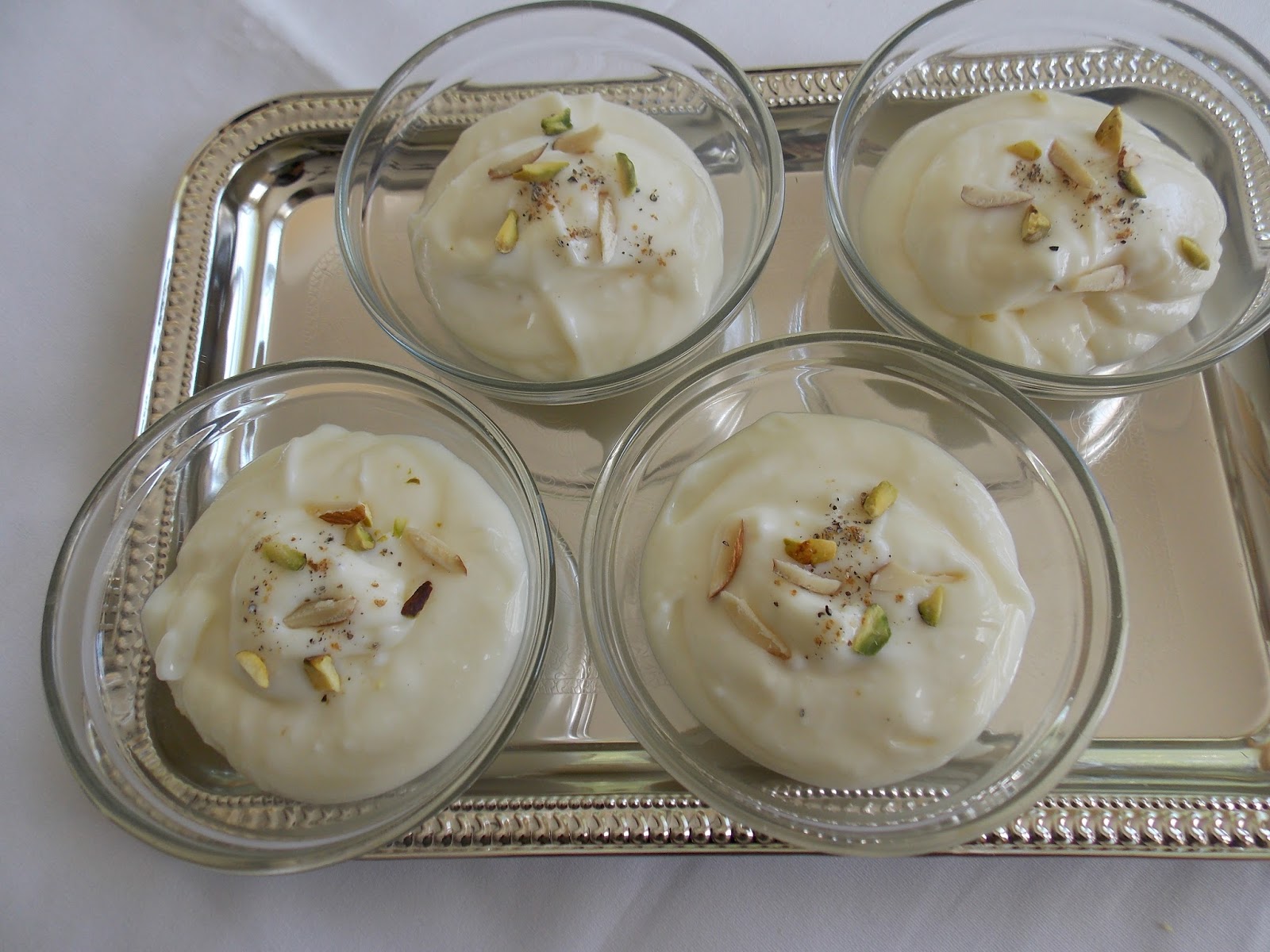 Shrikhand Using Sour Cream Indian Flavored Yogurt