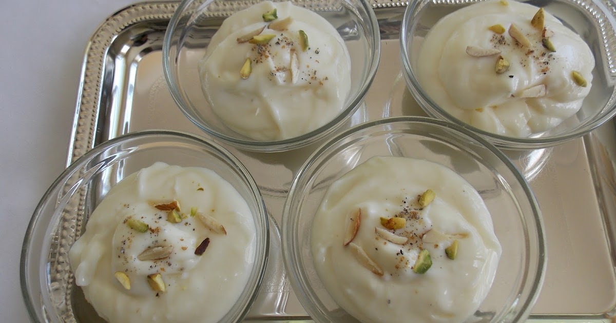Shrikhand Using Sour Cream Indian Flavored Yogurt