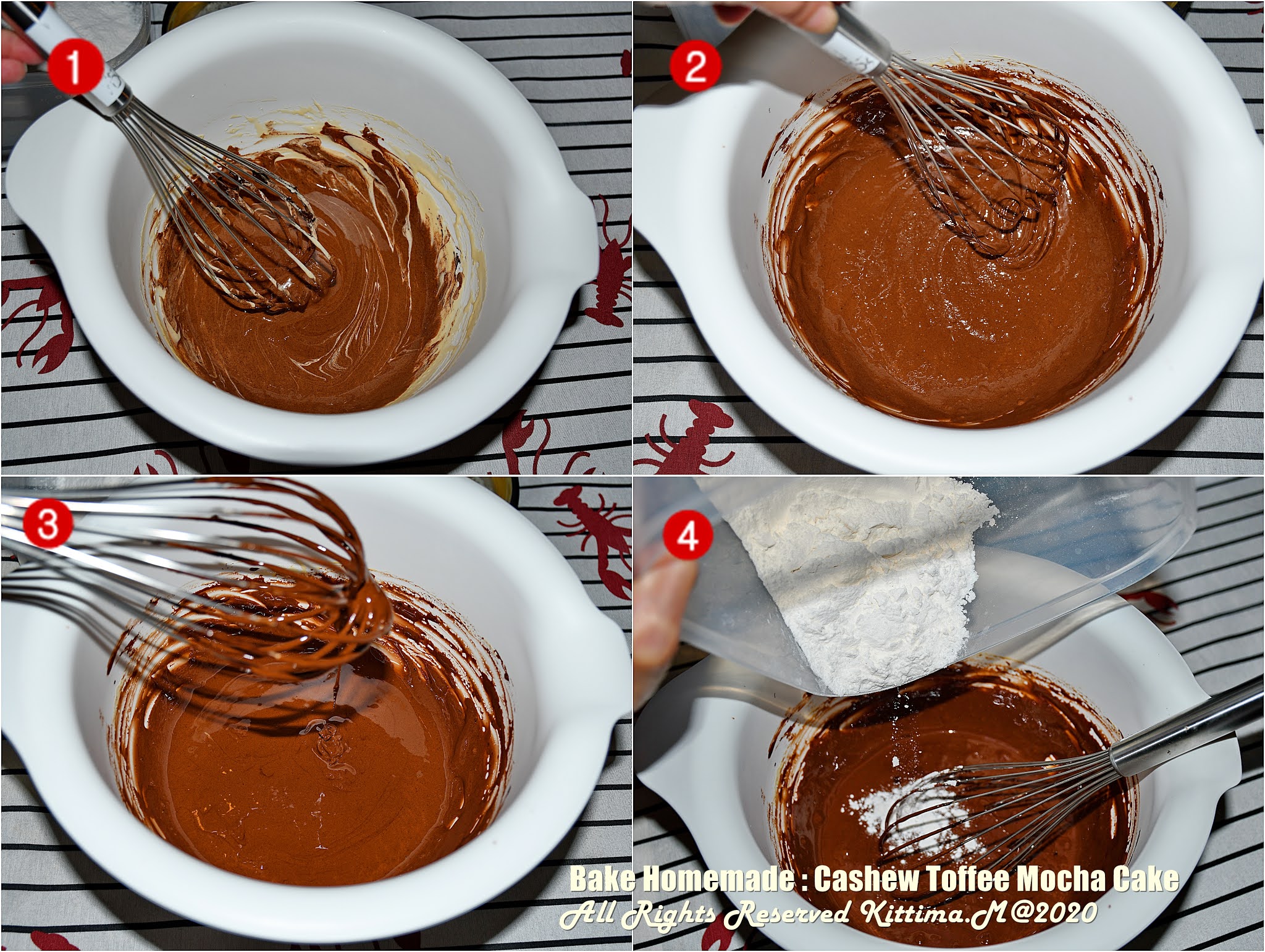 Bake Homemade ท๊อฟฟี่เค้ก(Cashew Toffee Mocha Cake )(มือใหม่เบเกอรี่)
