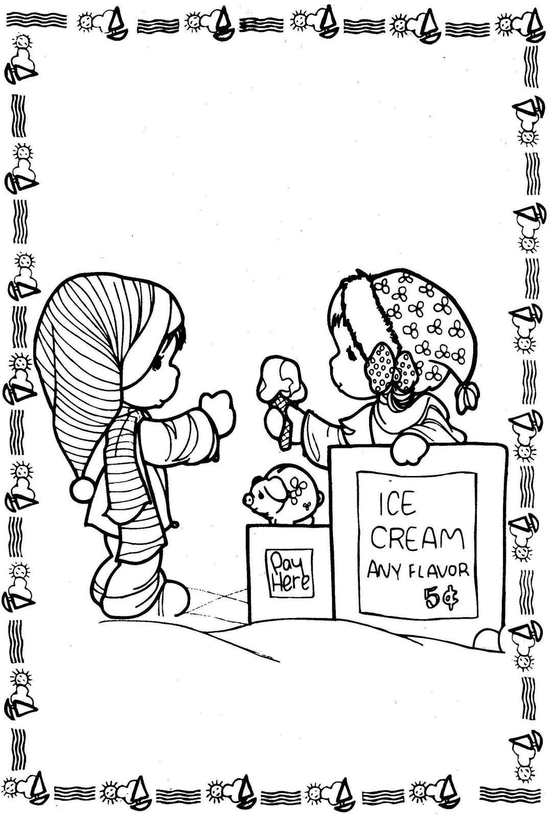 ice cream coloring pages religious - photo #27