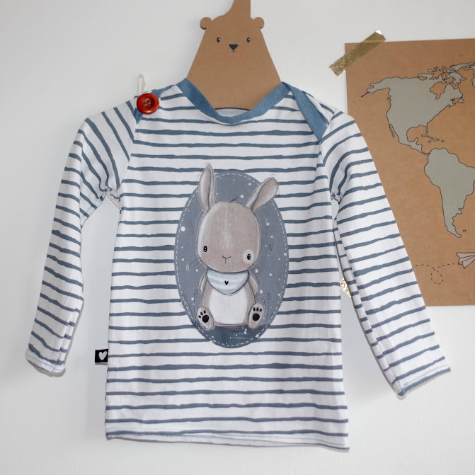 [Sewing Tuesday] Ella & Elmo Shirt nach dem Basic-Shirt Schnittmuster von Kid5