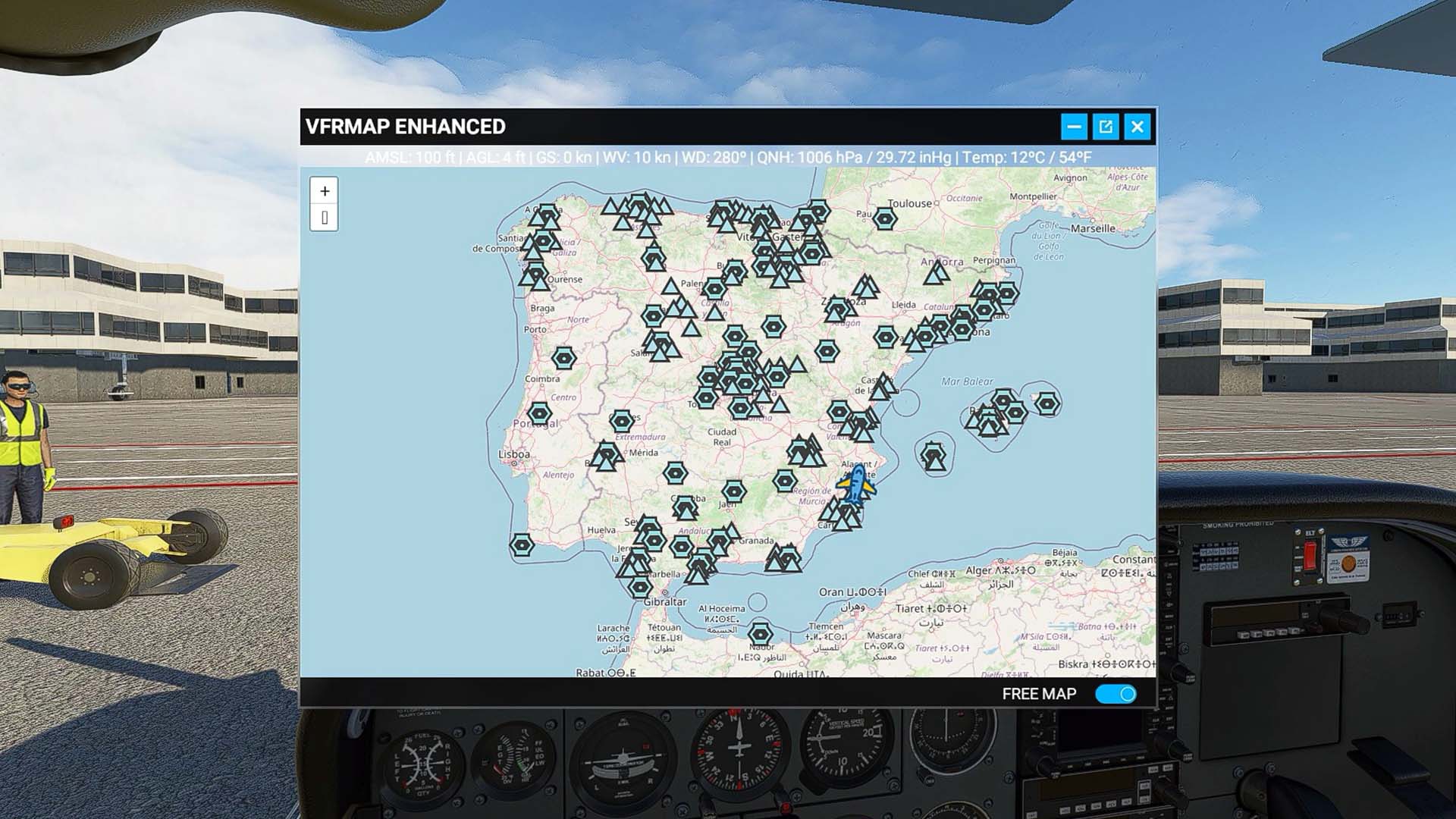 Update! MSFS2020 VFRMap Enhanced App V.1.2