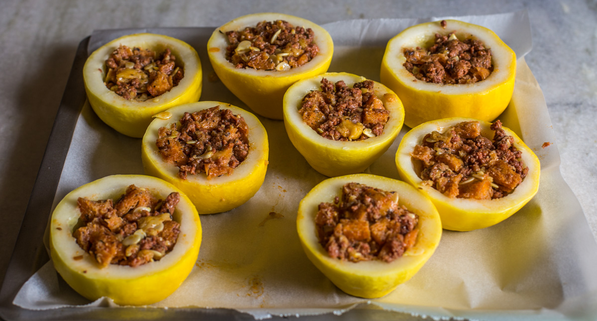 wcs Stuffed lemon squash