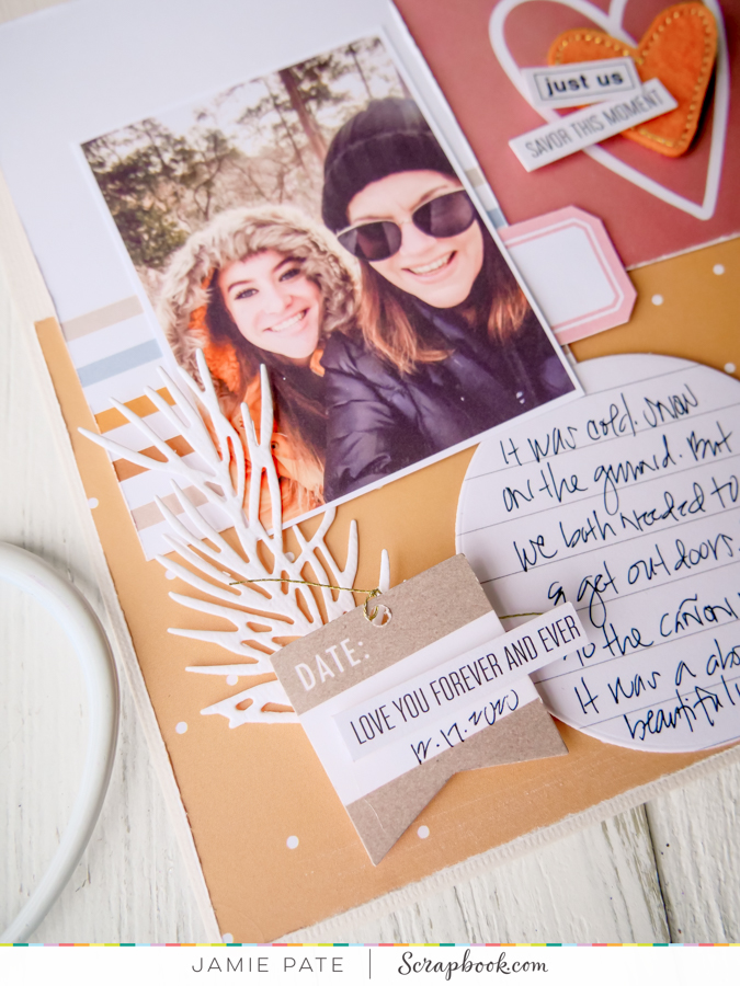How to Make Simple Scrapbook Pages by Jamie Pate