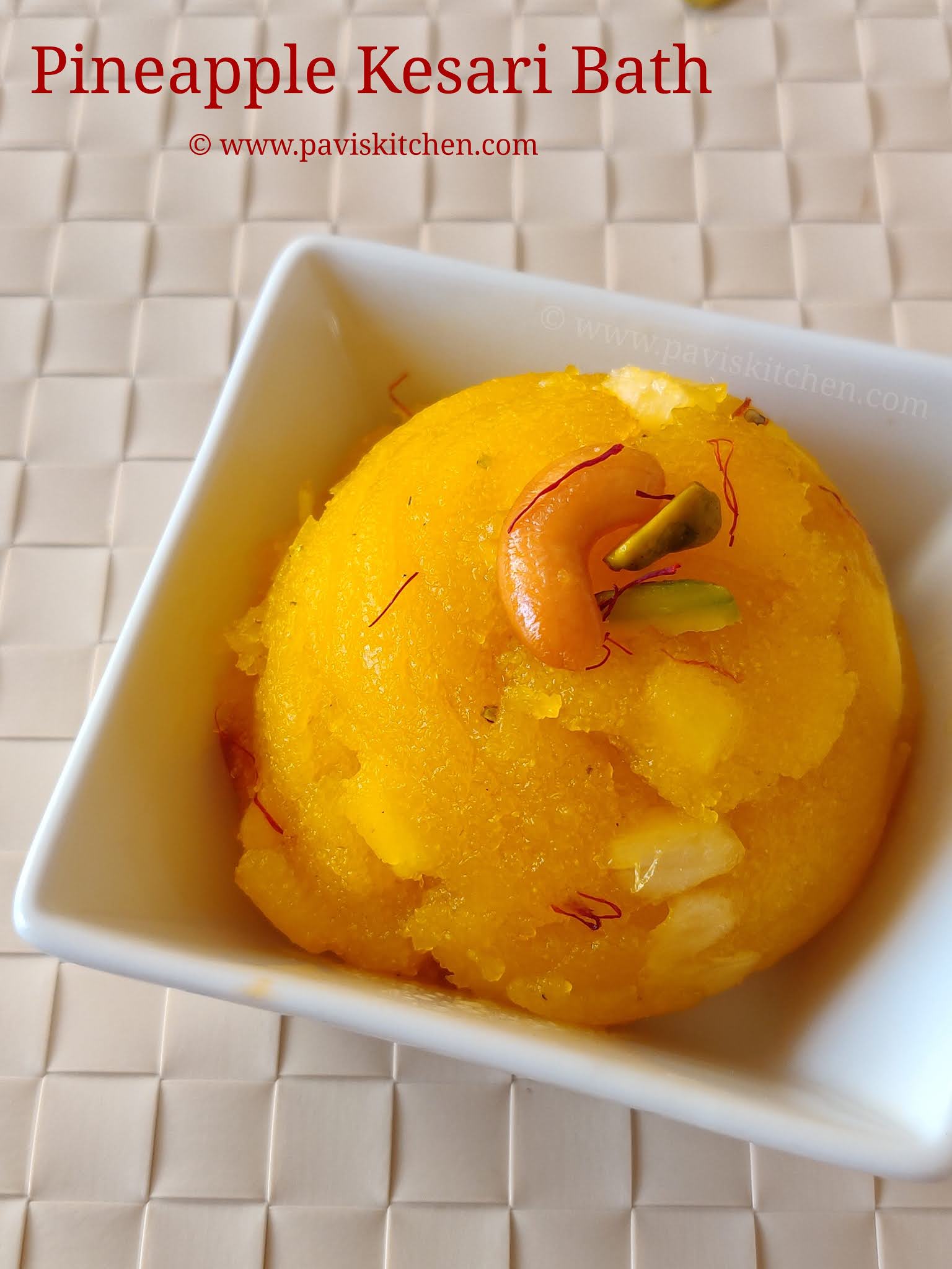 Pineapple kesari recipe pineapple rava kesari recipe pineapple