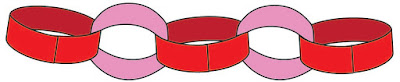 Pin and Red Paper Chain