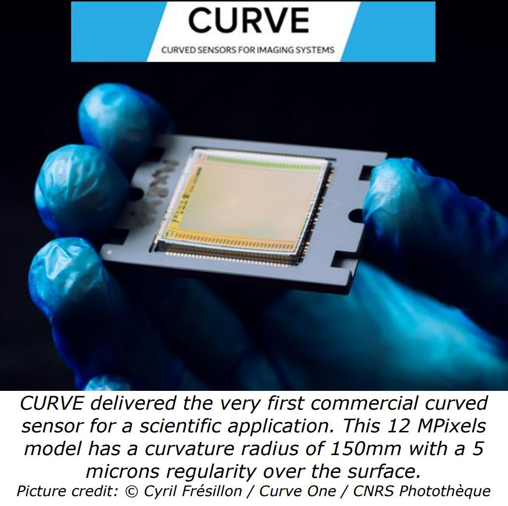 First Commercial Curved CMOS Sensor from Startup CURVE - F4News