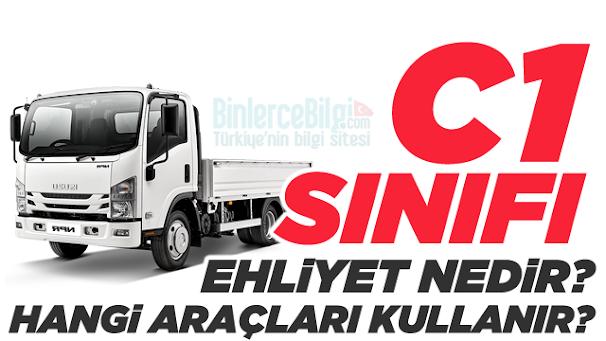 C1 Sınıfı Ehliyet nedir? Hangi araçları kullanır? Kaç yaşında alınır? C1 Sınıfı Ehliyet nedir? Hangi araçları kullanır? Kaç yaşında alınır?