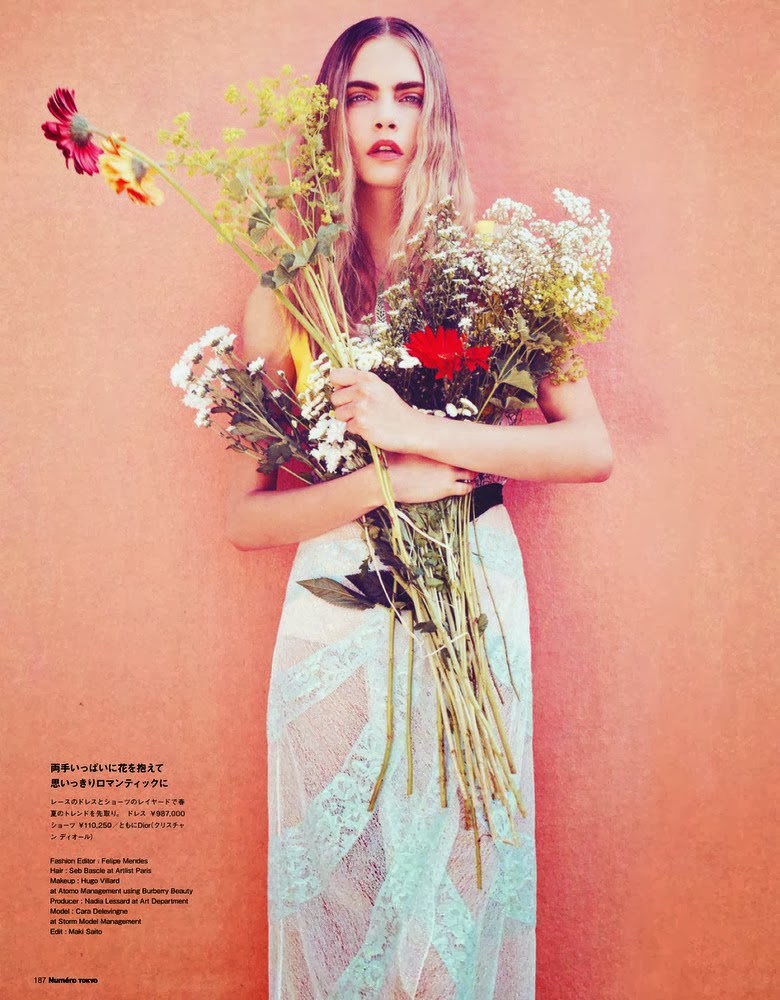 Cara Delevingne Magazine Photoshoot For Numero Tokyo January/February