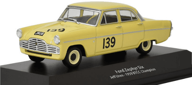 atlas btcc collection, british touring cars champions collection, ford zephyr six 1:43 jeff uren