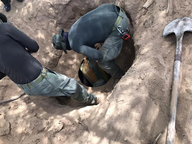 Dos caletas de marihuana de 'Los Pachencas' encontró la Policía en Maicao hoyennoticia.com, Dos caletas de marihuana de 'Los Pachencas' encontró la Policía en Maicao