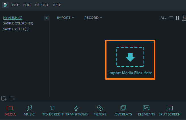 Cara Memotong Video (Split) di Wondershare Filmora