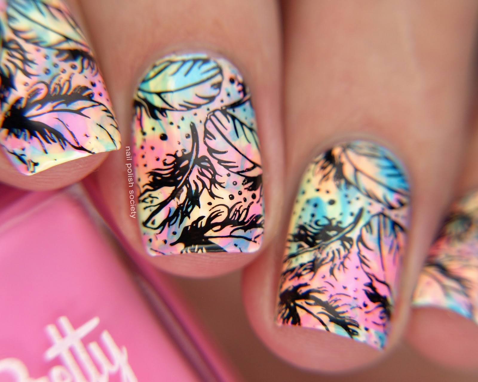 Nail Polish Society Paint All The Nails Presents Neon