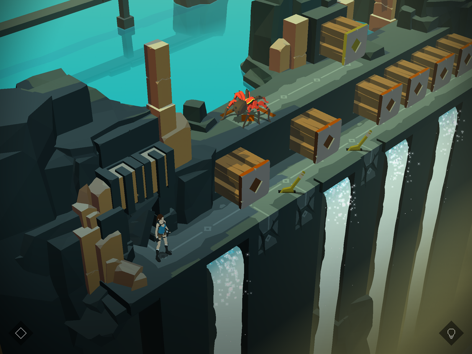 an-lise-lara-croft-go-mobile-surpreende-com-belos-e-po-ticos-puzzles