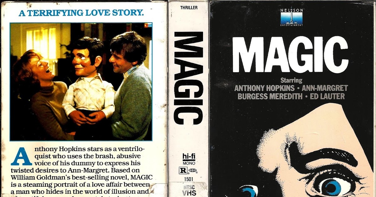 Anthony Hopkins Puppet Movie Magic VHS tape horror movie