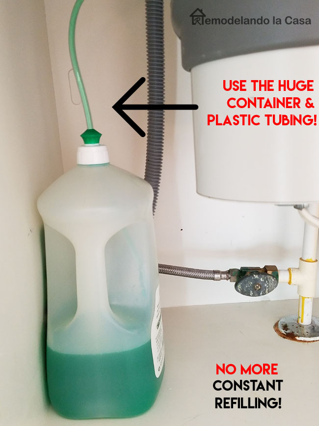 How to Stop Refilling the Soap Dispenser Remodelando la Casa