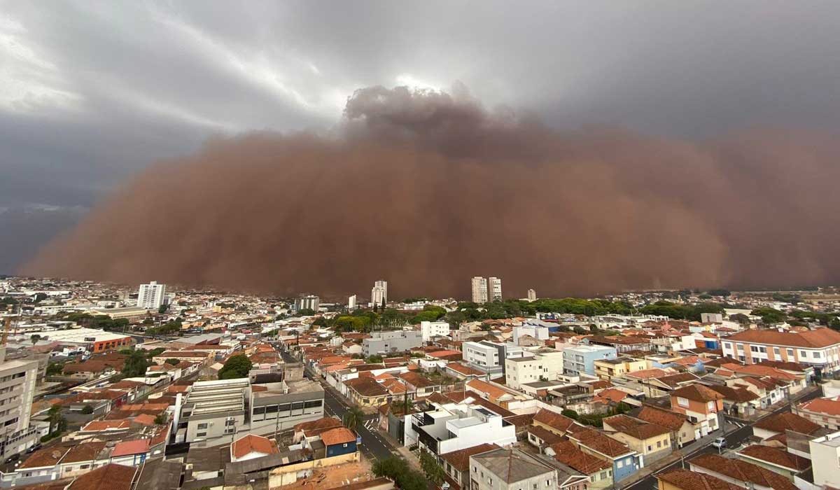 Tempestade de areia atinge cidades de São Paulo e Minas Gerais; veja vídeo