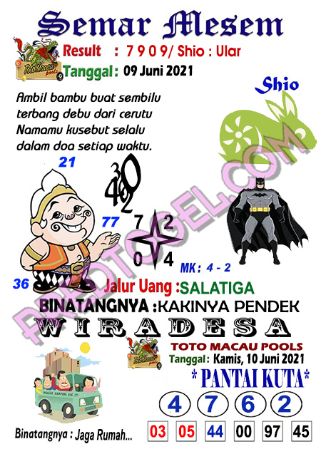 Pred Macau Kamis 10 Juni 2021 Pred Togel Toto Macau Terampuh